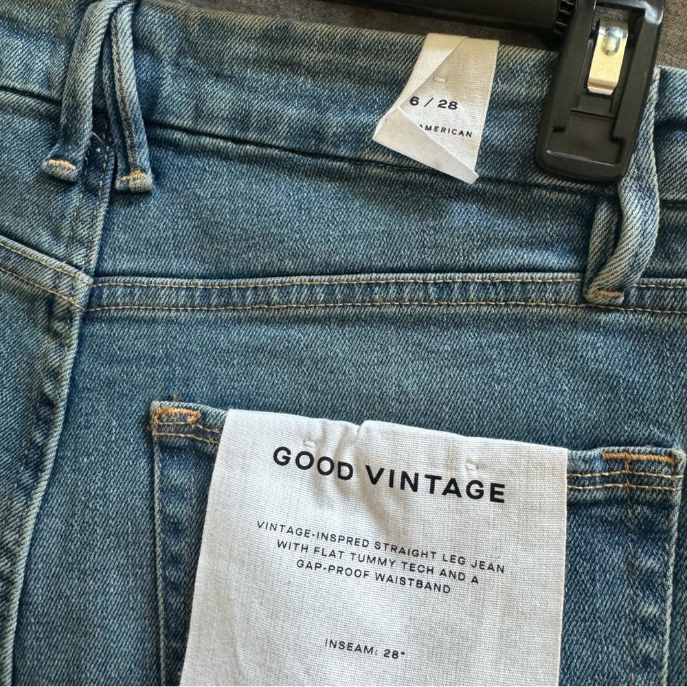 Good American Good Vintage straight leg jeans - Picture 9 of 13